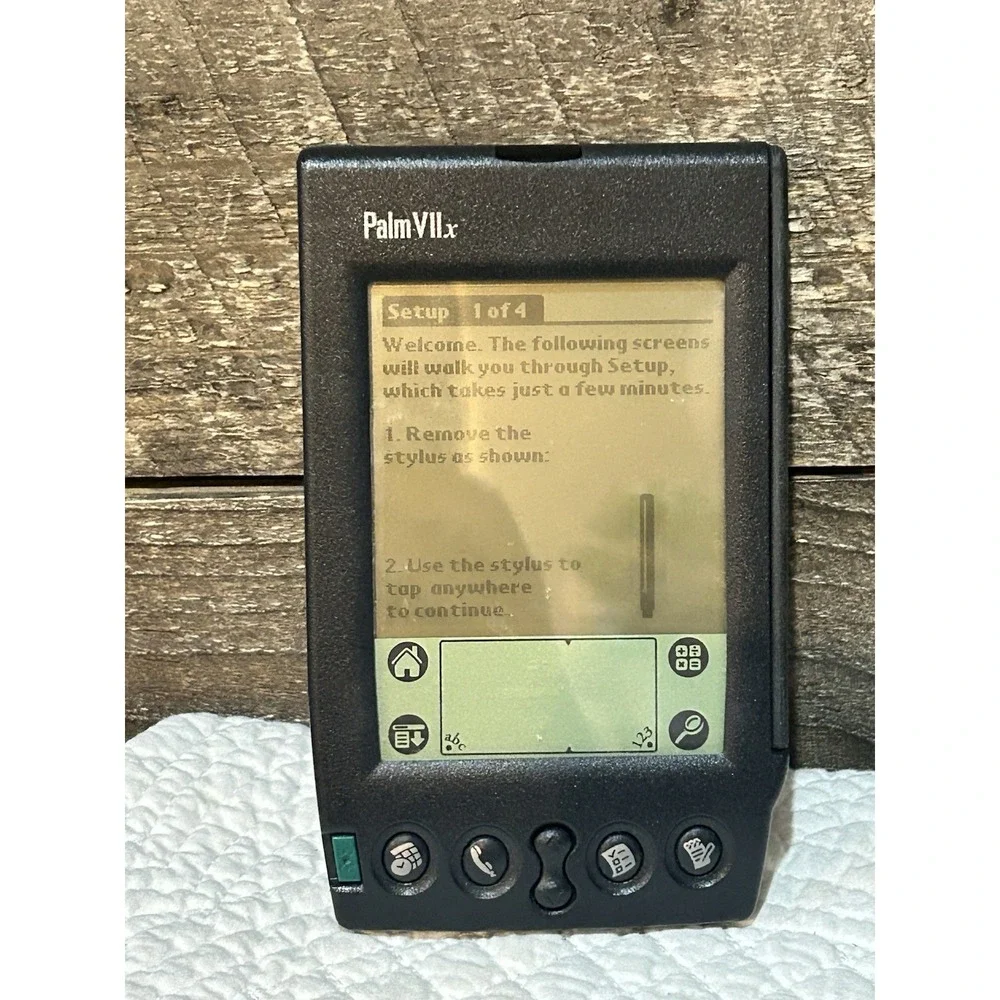 Vintage Palm VIIx PDA Handheld‎ Organizer w/ Stylus & Zipper Case